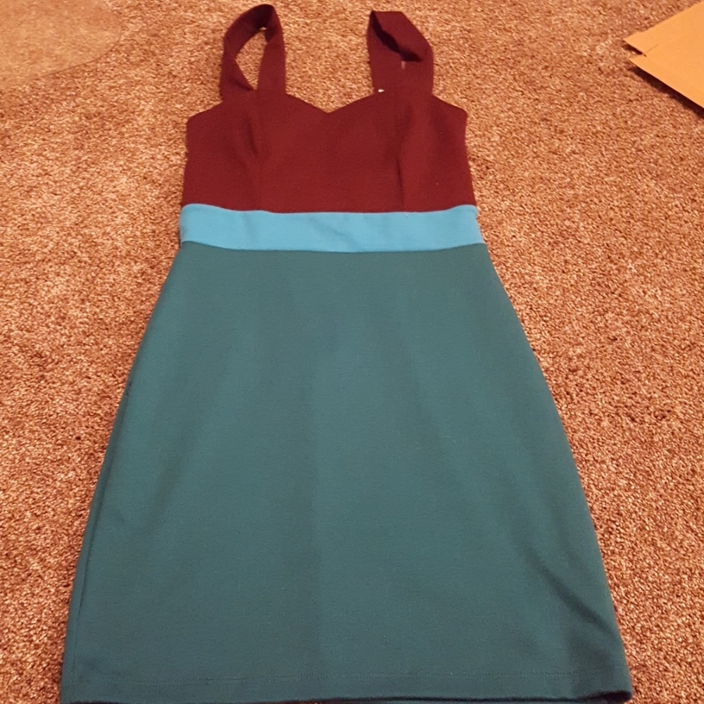 Colorblock dress